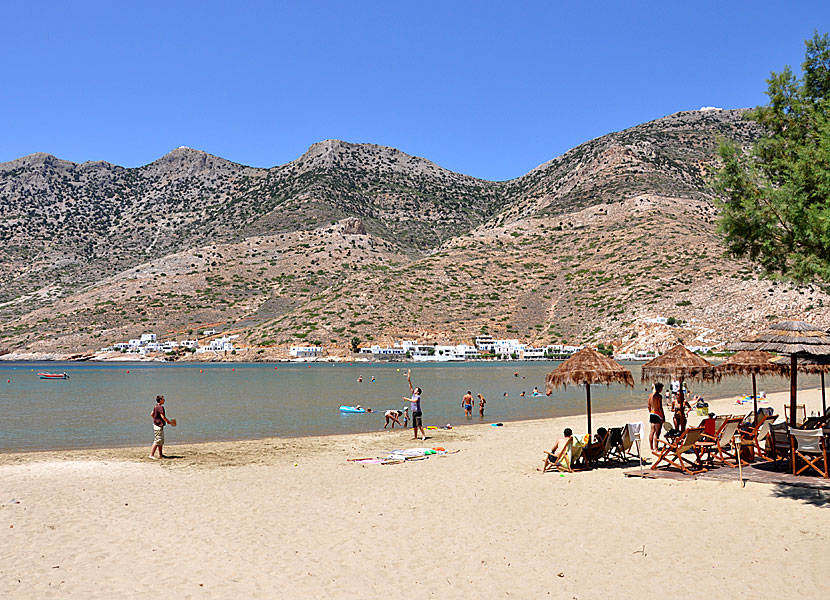 Kamares beach på Sifnos.