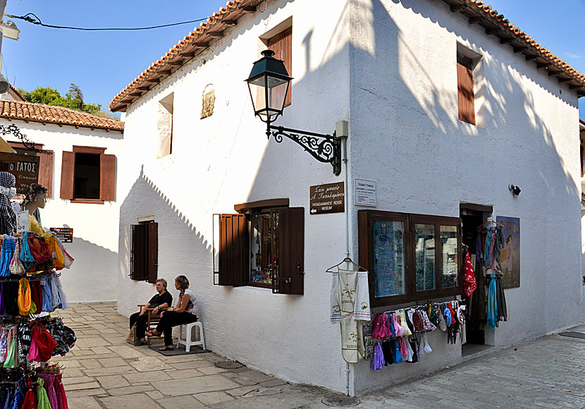 Författaren Alexandros Papadiamantis museum i Skiathos stad.