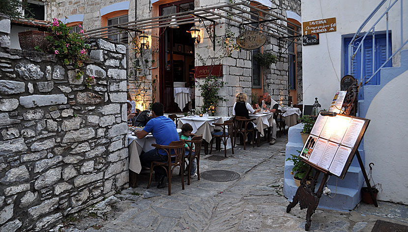 Restaurant 1901. Skiathos.