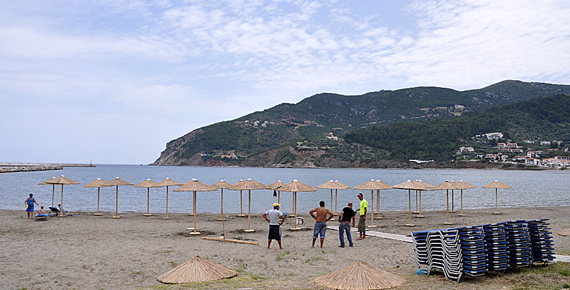 Skopelos Town beach.