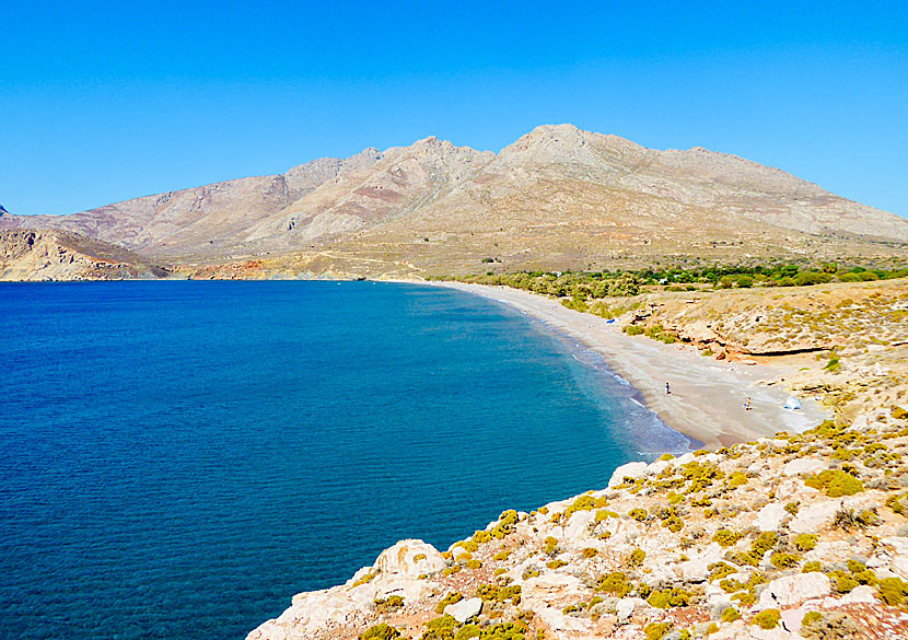 Eristos beach på Tilos.