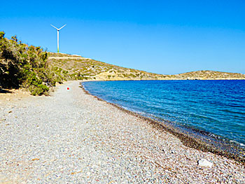 Plaka beach på Tilos.