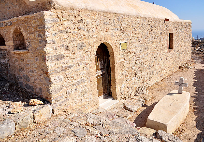 Timia Zoni church i Mikro Chorio på Tilos.