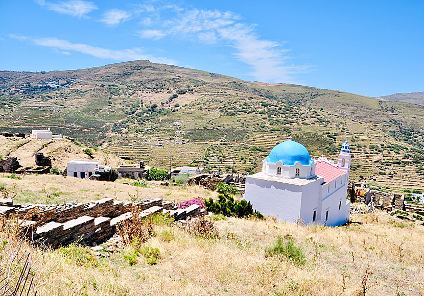 Kyrkan i Monastiria på Tinos.