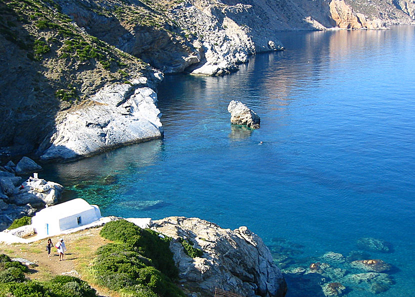 Agia Anna. Amorgos. Grekland.