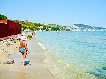 Argassi beach på Zakynthos.