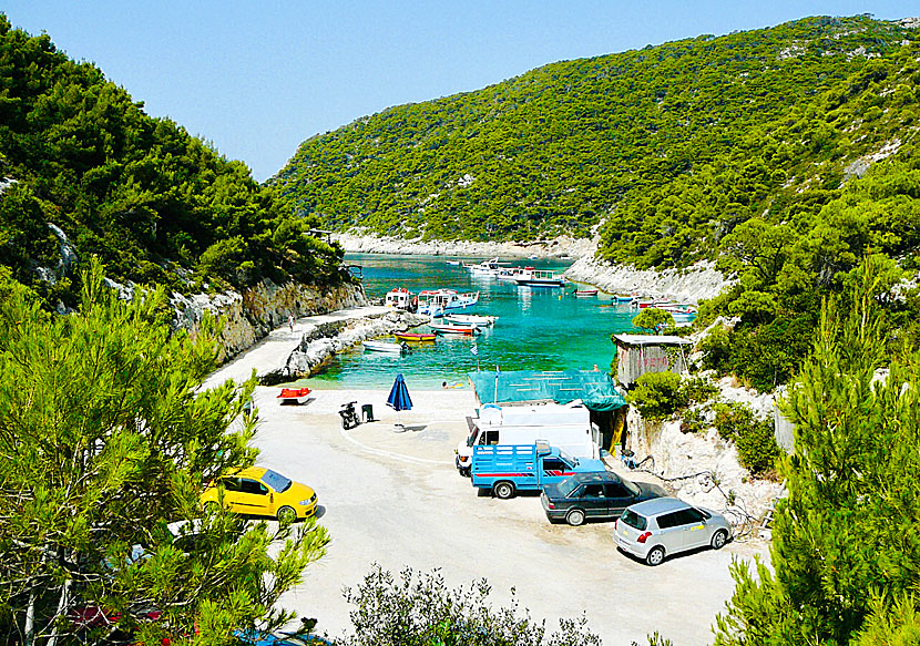 Porto Vromi på Zakynthos.