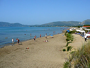 Kalamaki beach på Zakynthos.