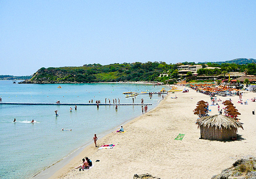 Agios Nikolaos beach på Zakynthos i Grekland.