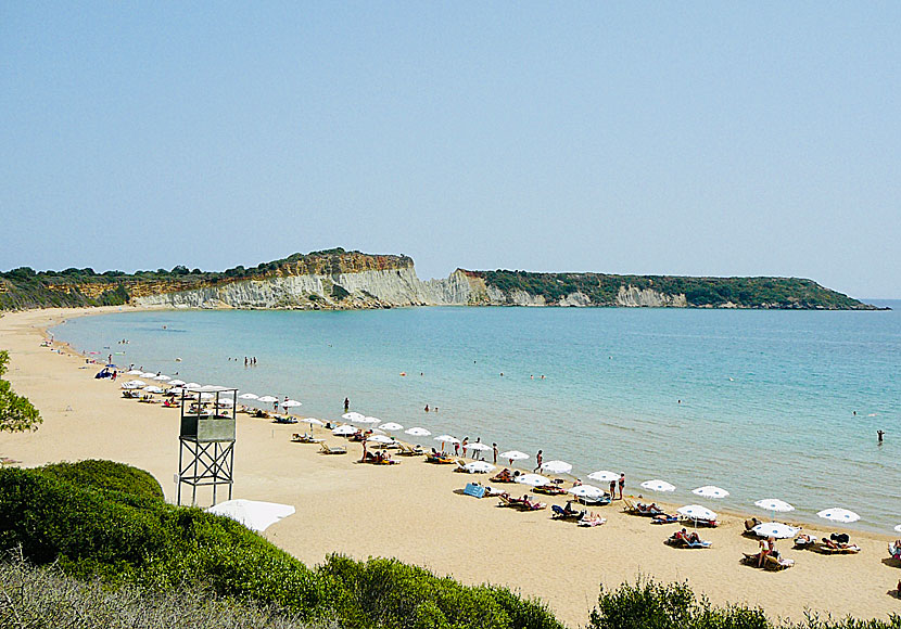 Zakynthos bästa stränder. Gerakas beach.