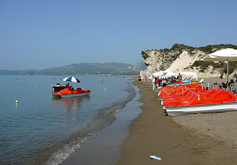 Kalamaki beach på Zakynthos.