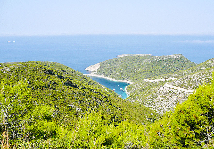 Vandringsleder på Zakynthos i Grekland.