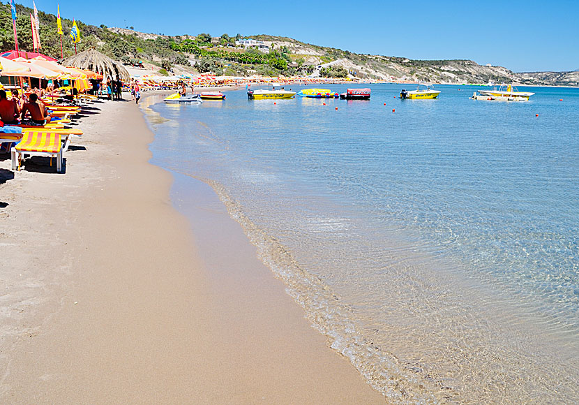 Stränderna på Kos är sannerligen paradisiska. Som Paradise beach är ett bra exempel på.