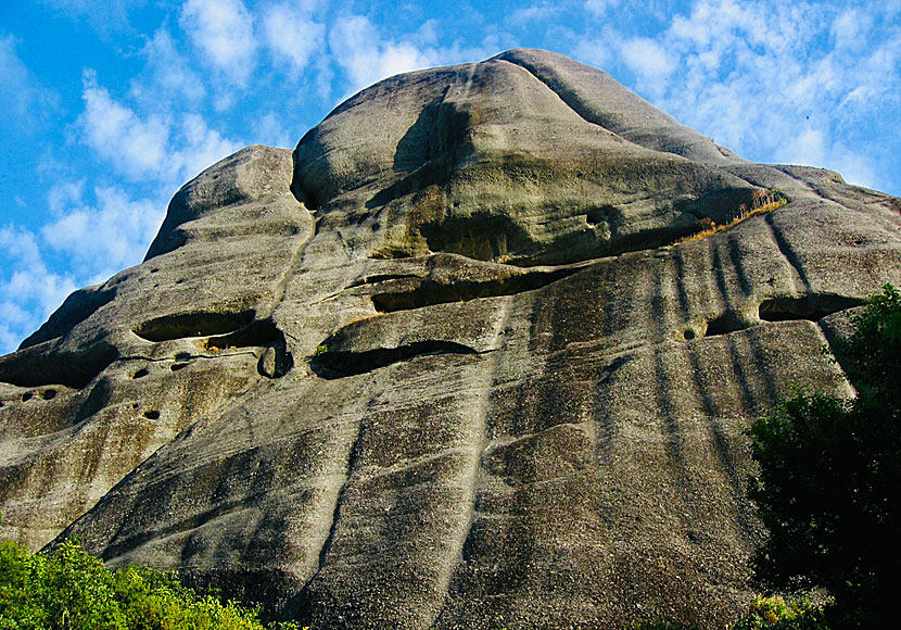 Vissa klippor i Meteora ser ut som James Bond och Darth Vader.