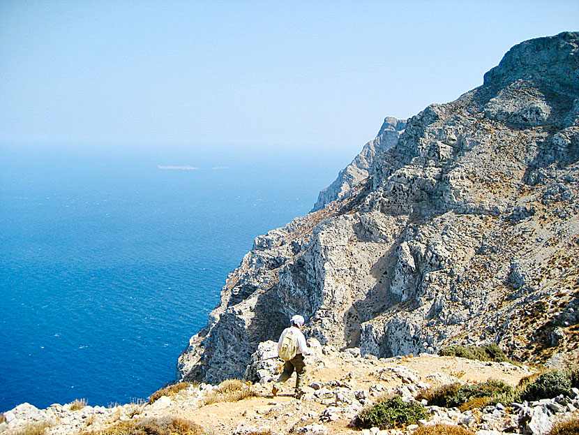 Vandra från Langada till kyrkan Stavros på Amorgos.