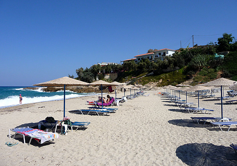 Livadia beach. Armenistis. Ikaria. Kreikka.