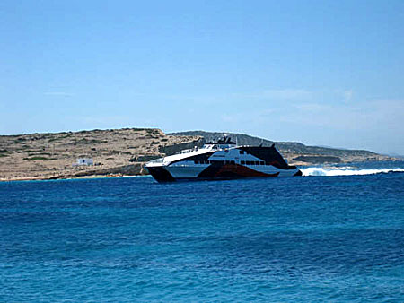 Super Jet. Koufonissi. Naxos. Milos.