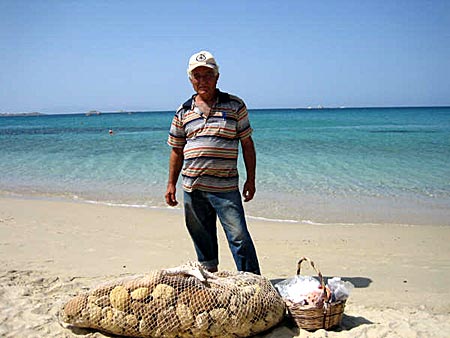 Plaka beach, Naxos.