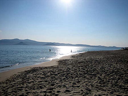 Plaka beach, Naxos.