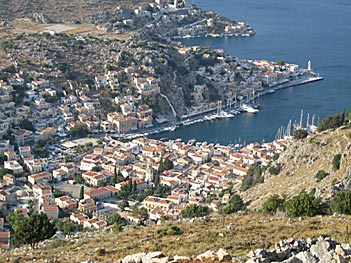 Symi i Grekland.