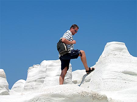 Sarakiniko på Milos.