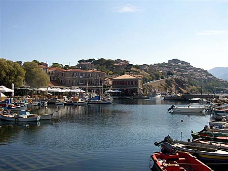 Molyvos på Lesbos.