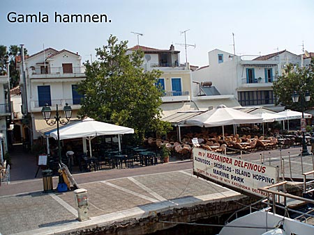 Skiathos. Gamla hamnen.