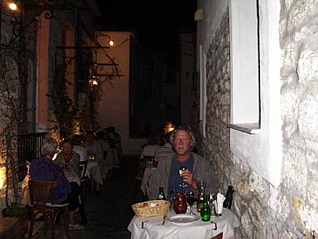 Skiathos. Taverna.