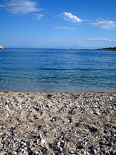 Strand på Alonissos.