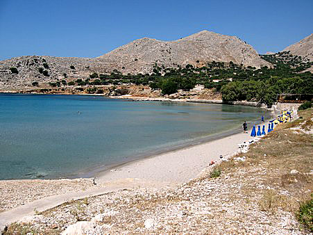 Pondamos beach. Chalki.