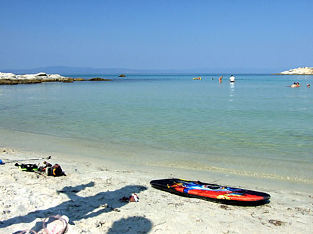 Halkidiki. Karidy beach.