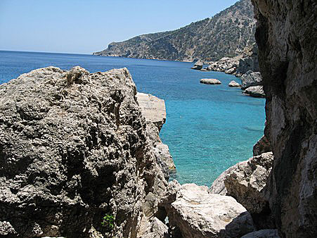 Vasilis Paradise beach. Karpathos.