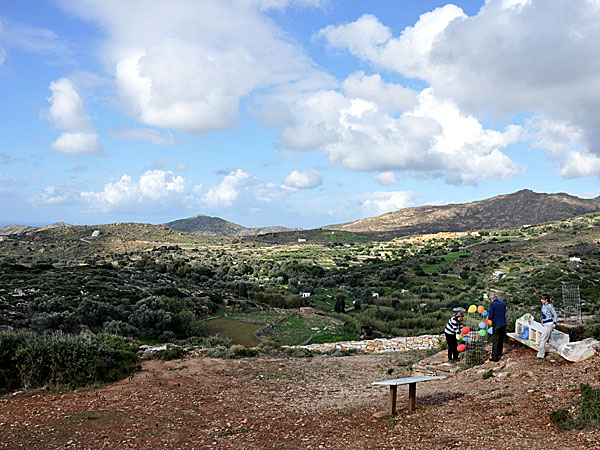 Vackrare plats än den här kunde vi inte valt att fira födelsedag på. Naxos.