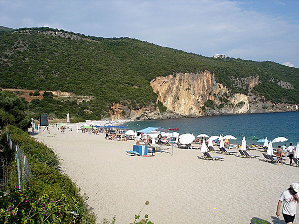 Lichnos beach söder om Parga.