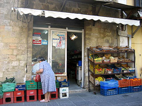 Gamla stan. Rhodos. Shopping.