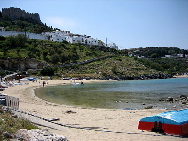 Lindos beach. Rhodos.