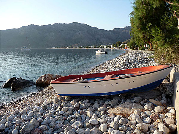 Stranden i Livadia på Tilos.