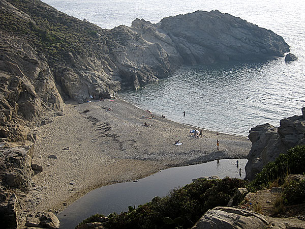 Stranden i Nas på Ikaria.