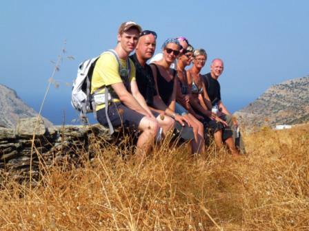 St Lazarus walk. Sifnos.