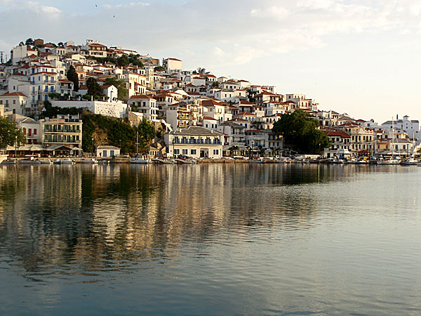 Skopelos stad.