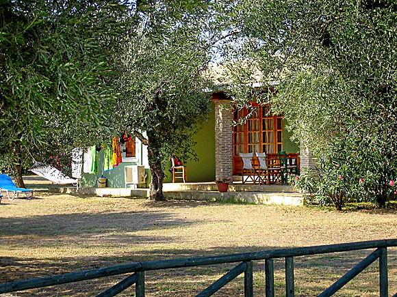 Daphnes Apartments i Porto Roma på Zakynthos.