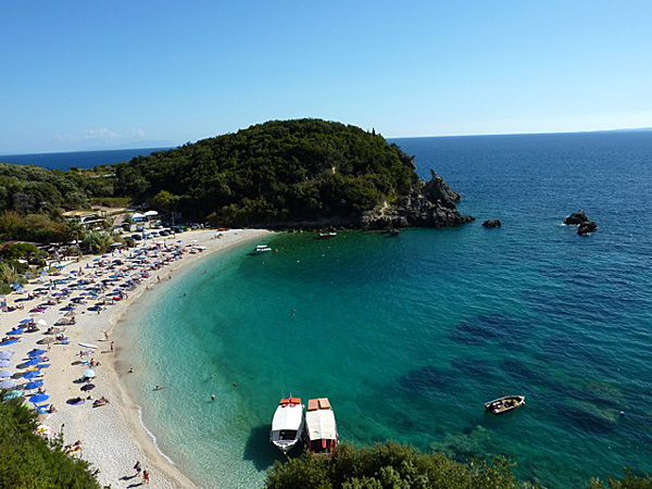 Sarakiniko beach. Parga.