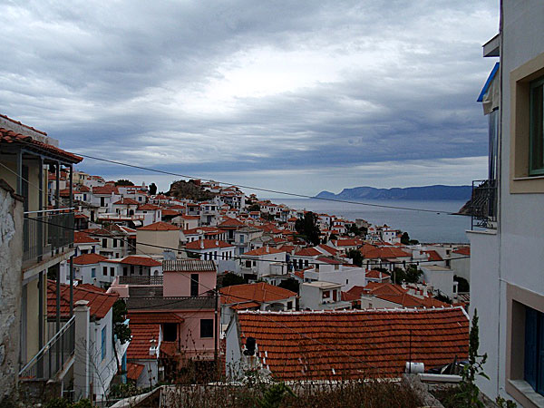 Skopelos stad.