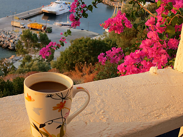 Sista frukosten på Tilos.