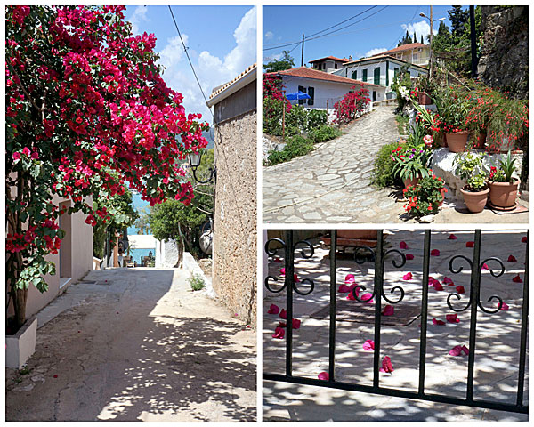 Vasilikis gränder på Lefkas.