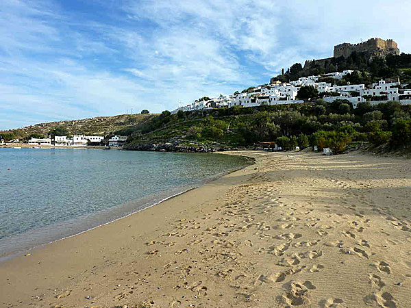 Lindos beach. Rhodos.