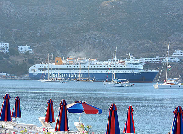 Blue Star Ferries. Tilos.