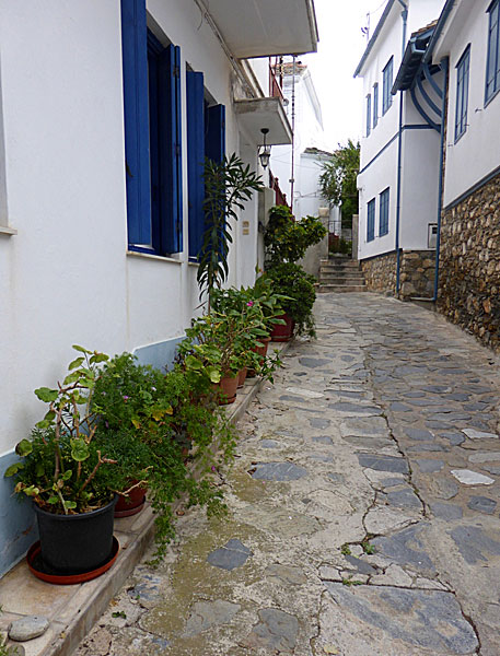 Skopelos stad.