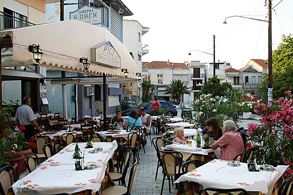 Pigi’s taverna. Thassos.