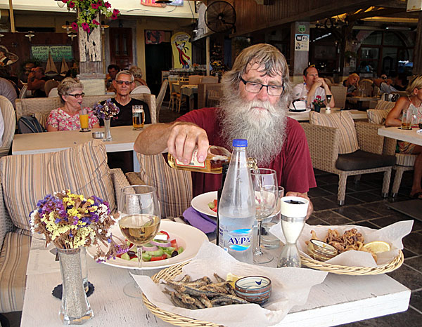 Lunch i Chania. Kreta.